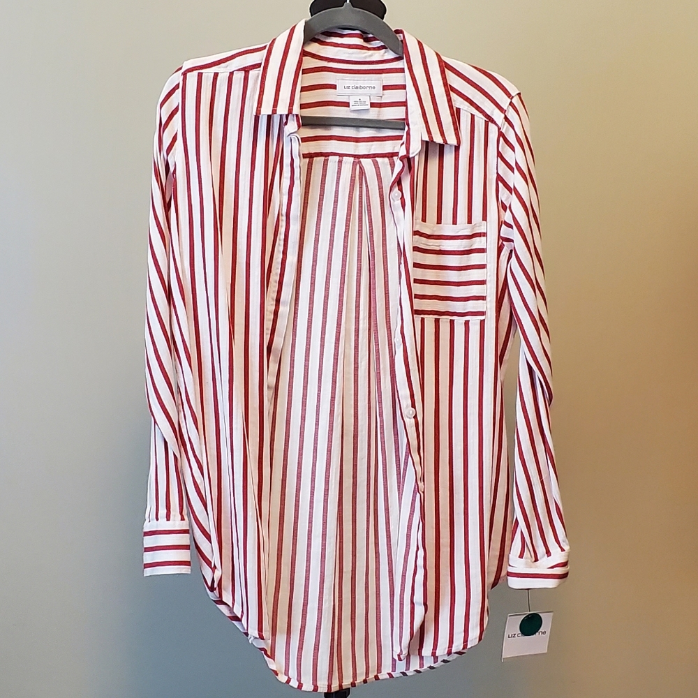 Liz Claiborne Nautical Button Up